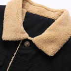 Walter™ | Chaqueta militar con forro de borreguito y bolsillos