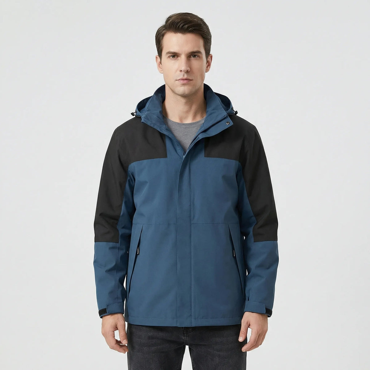 Nathaniel™ | Chubasquero impermeable de hombre con capucha