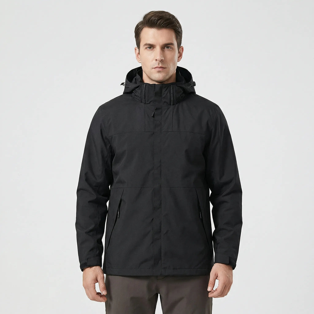 Nathaniel™ | Chubasquero impermeable de hombre con capucha