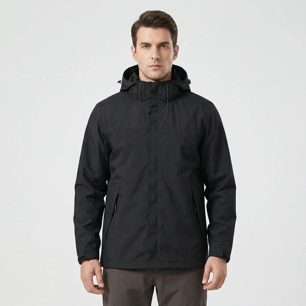Nathaniel™ | Chubasquero impermeable de hombre con capucha