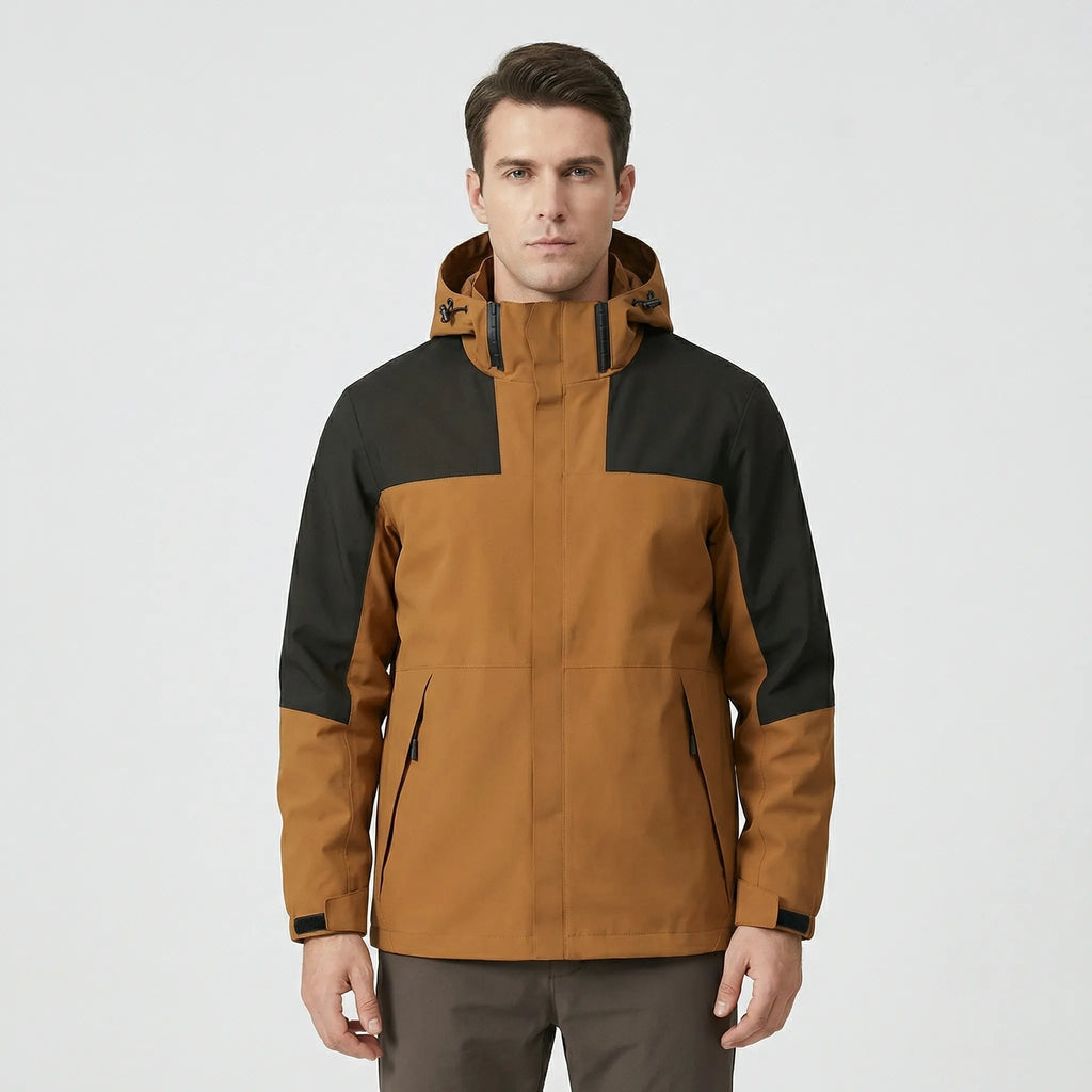 Nathaniel™ | Chubasquero impermeable de hombre con capucha
