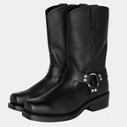 Matthew™ | Botas camperas altas de piel con hebilla