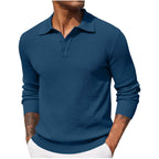 Weston™ | Polo de manga larga en punto texturizado