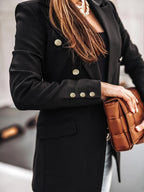 Colette™ | Blazer cruzado de manga larga