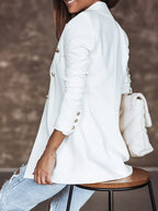 Colette™ | Blazer cruzado de manga larga