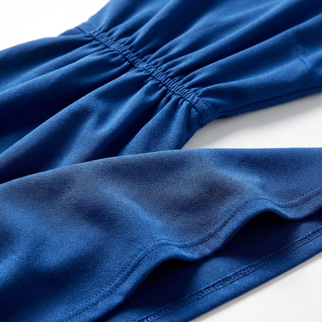 Nora™ | Vestido de cóctel drapeado sin mangas con escote keyhole
