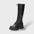 Kelsey™ | Botas militares altas con cordones y plataforma