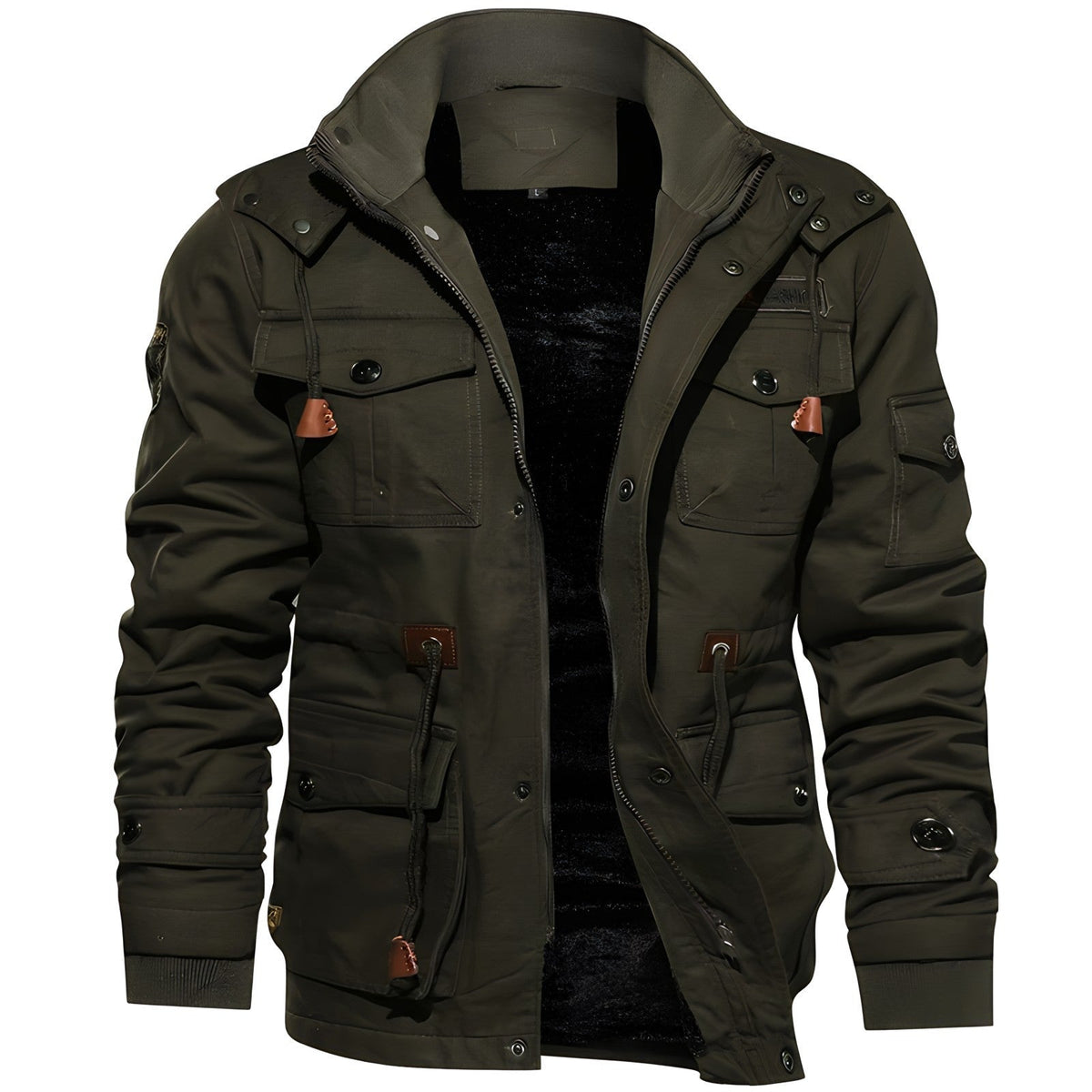Simon™ | Chaqueta militar forrada con múltiples bolsillos