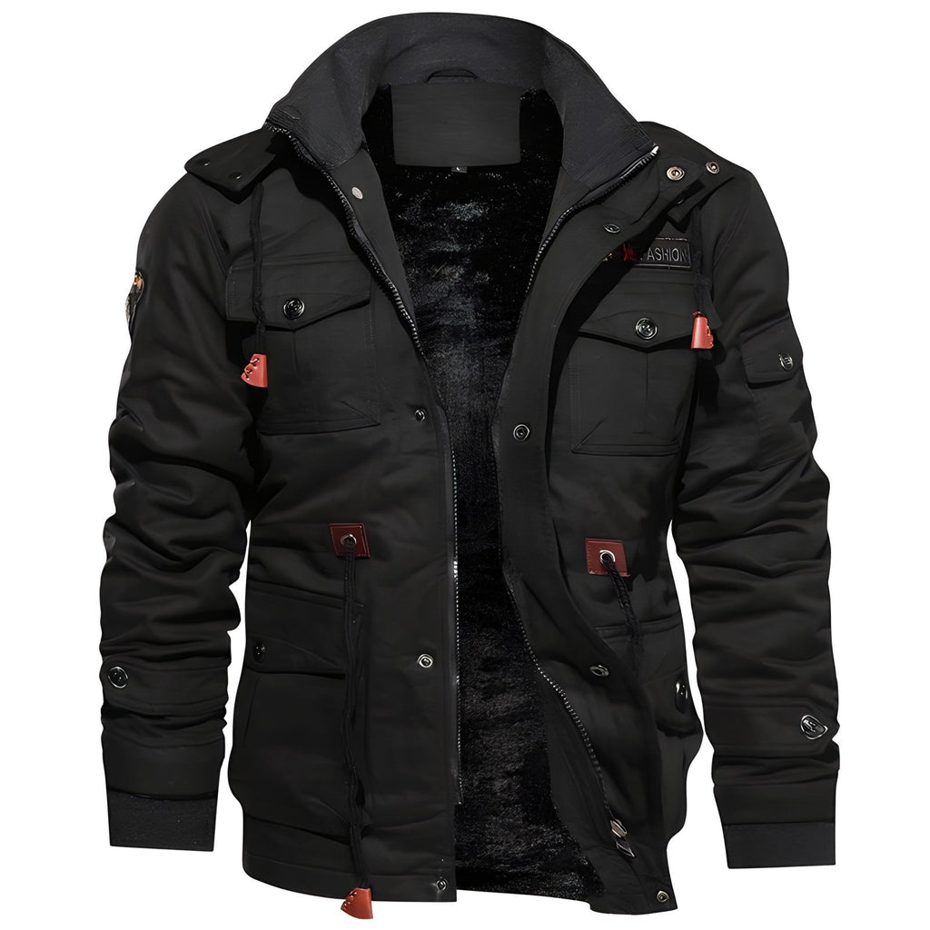 Simon™ | Chaqueta militar forrada con múltiples bolsillos