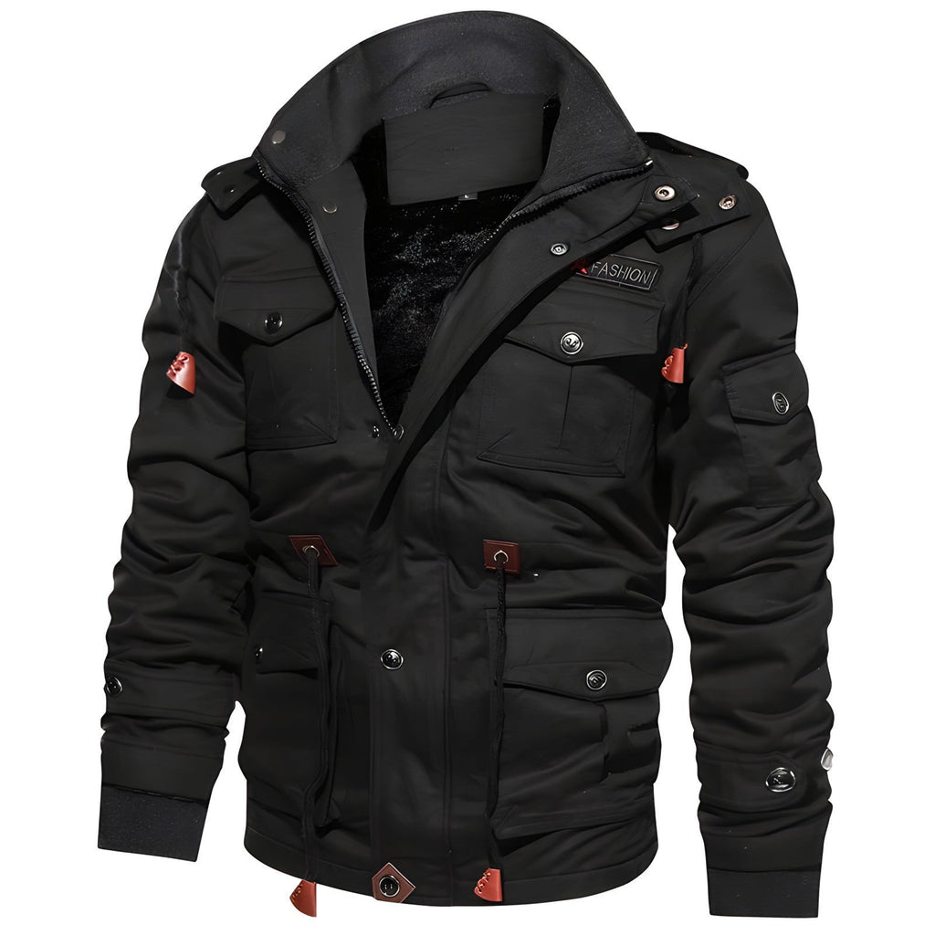 Simon™ | Chaqueta militar forrada con múltiples bolsillos