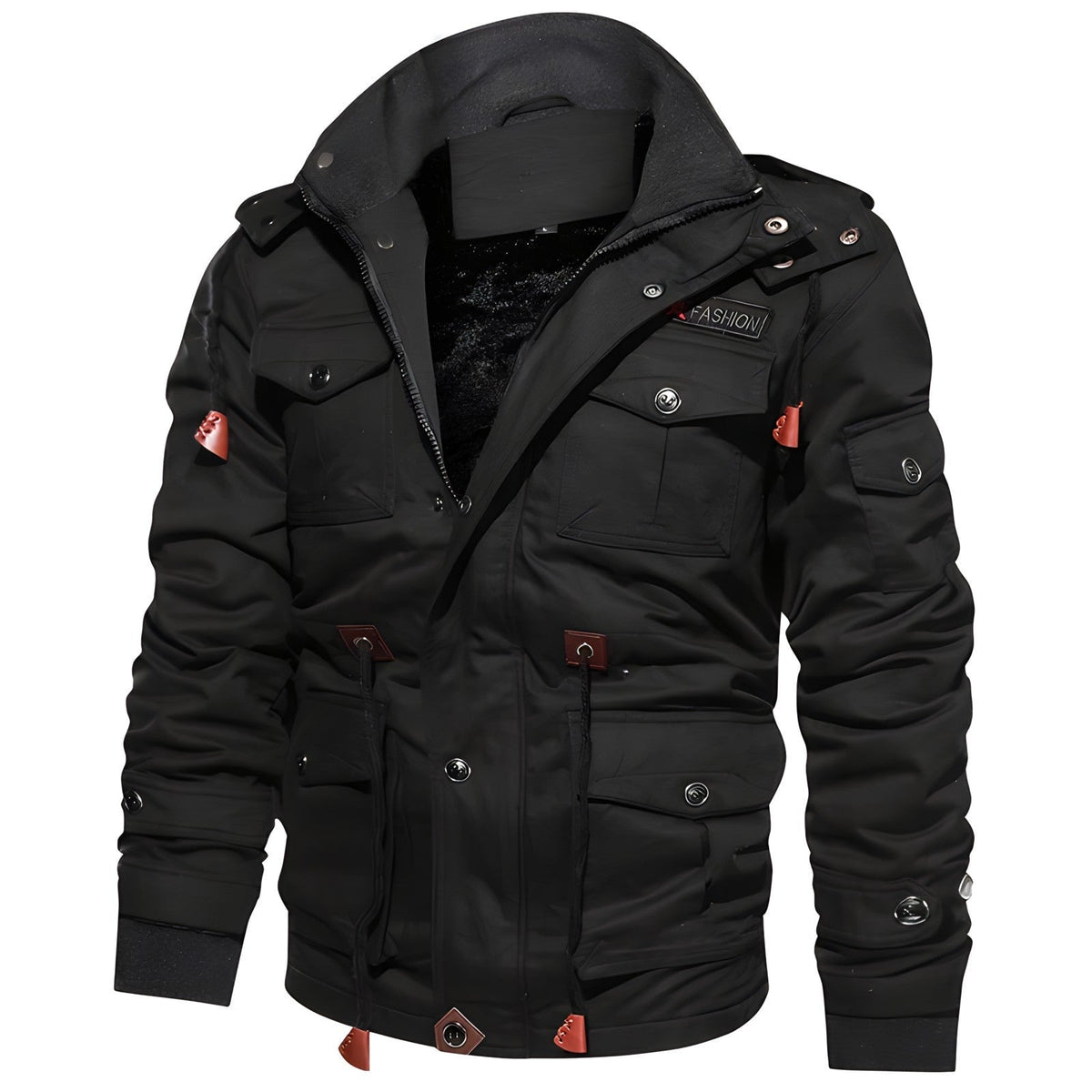Simon™ | Chaqueta militar forrada con múltiples bolsillos