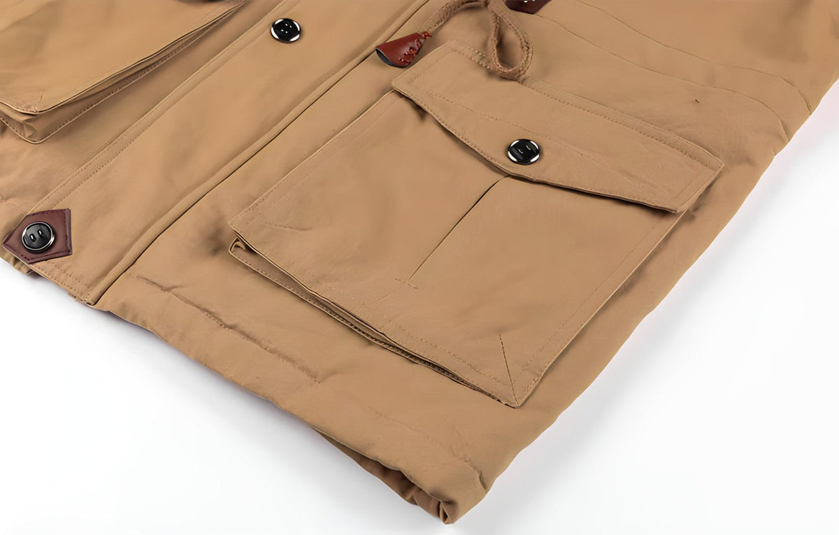 Simon™ | Chaqueta militar forrada con múltiples bolsillos