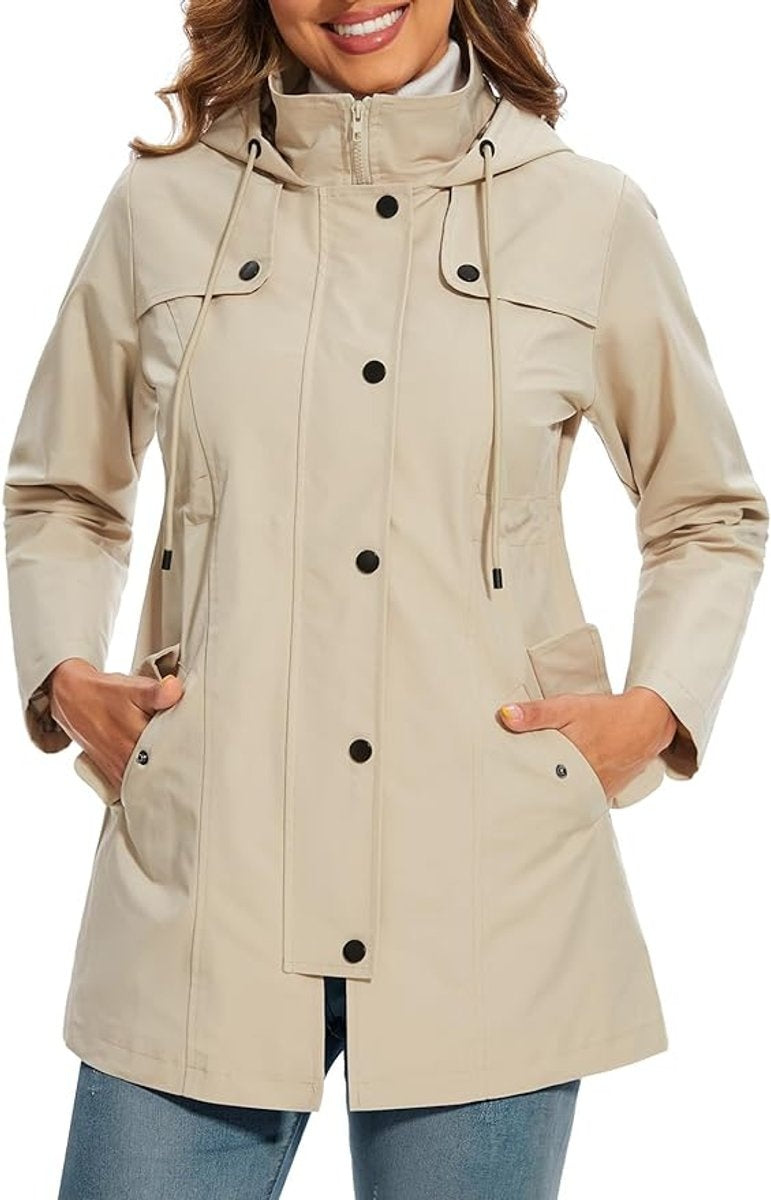 Hailey™ | Anorak impermeable cortavientos con capucha