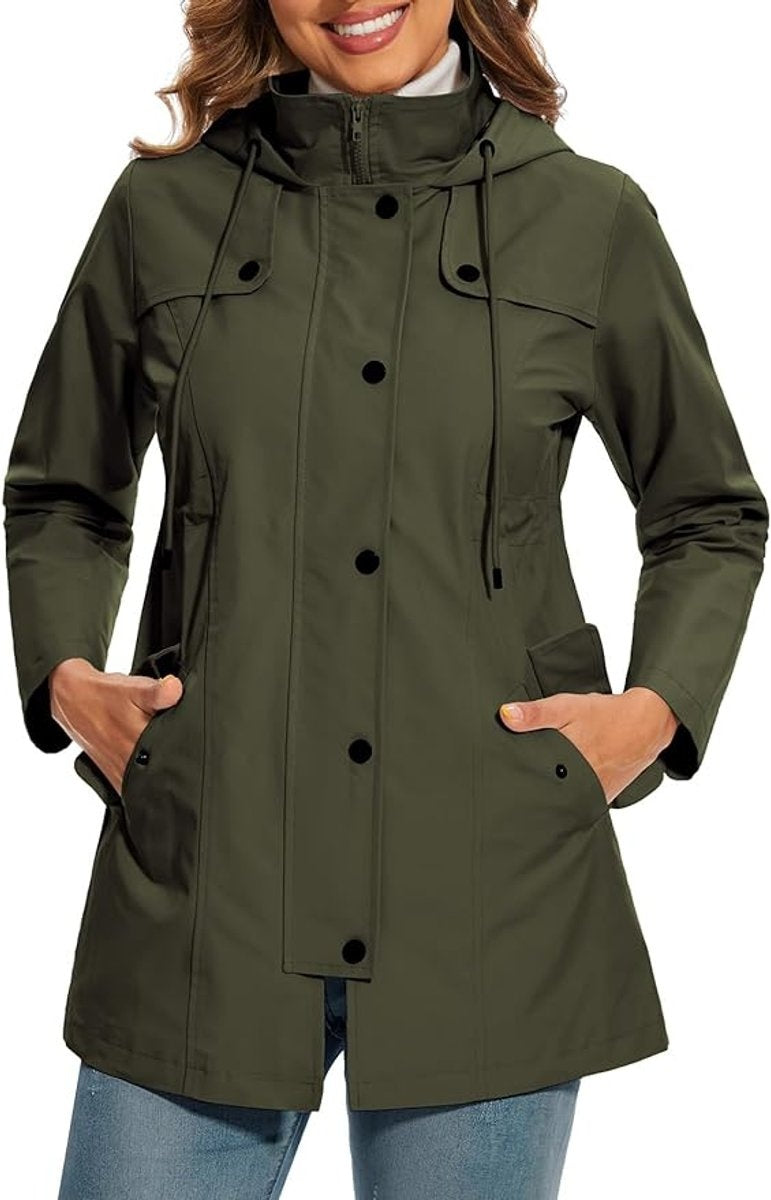 Hailey™ | Anorak impermeable cortavientos con capucha