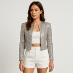 Sophie™ | Chaqueta corta de lentejuelas estilo blazer de fiesta