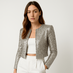 Sophie™ | Chaqueta corta de lentejuelas estilo blazer de fiesta