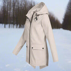 Grace™ | Parka impermeable larga con capucha