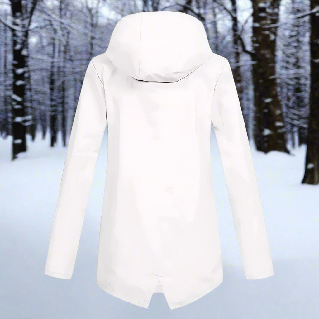 Grace™ | Parka impermeable larga con capucha