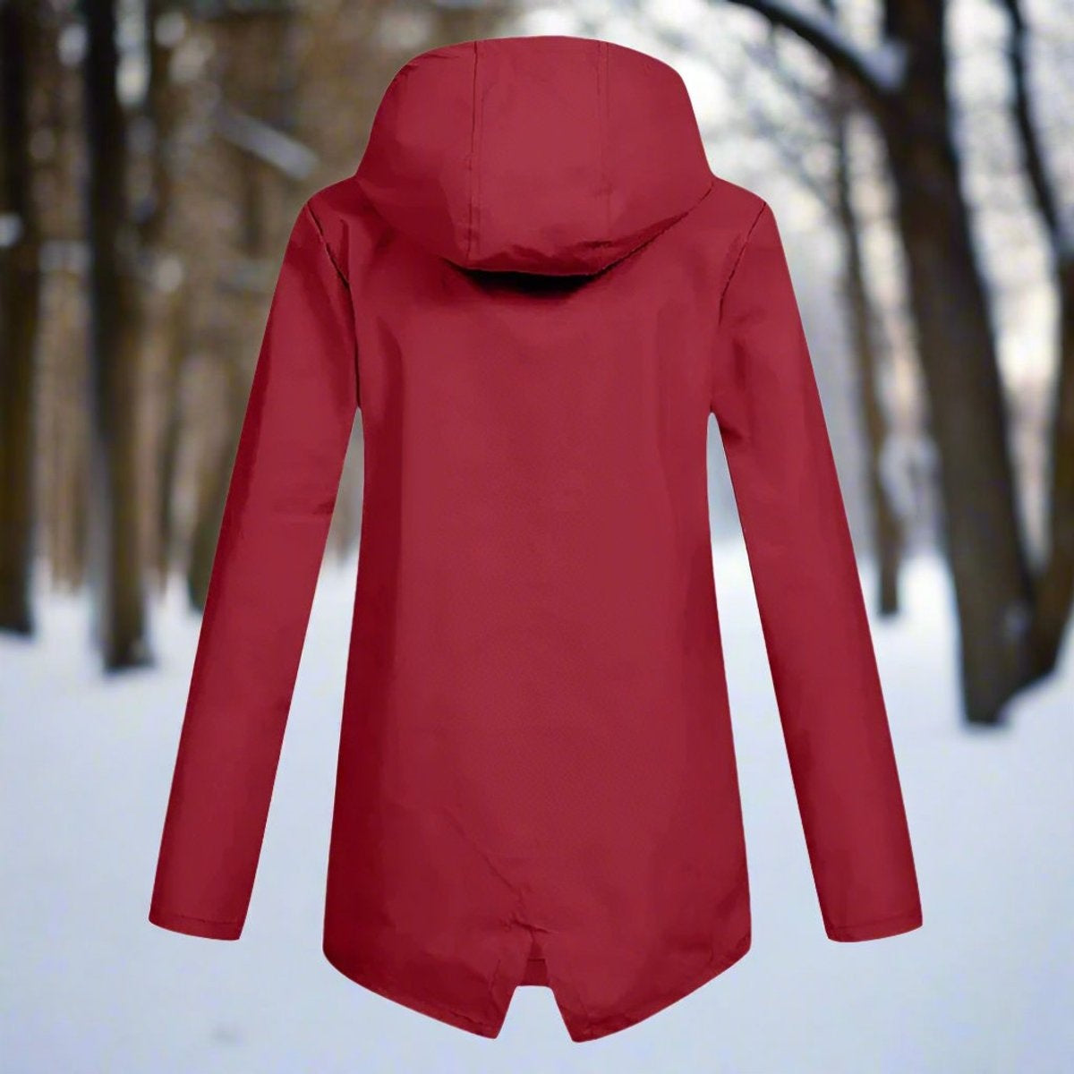 Grace™ | Parka impermeable larga con capucha