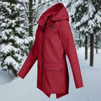 Grace™ | Parka impermeable larga con capucha