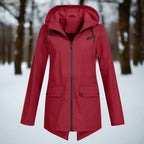 Grace™ | Parka impermeable larga con capucha