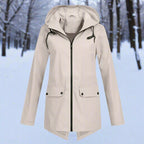 Grace™ | Parka impermeable larga con capucha