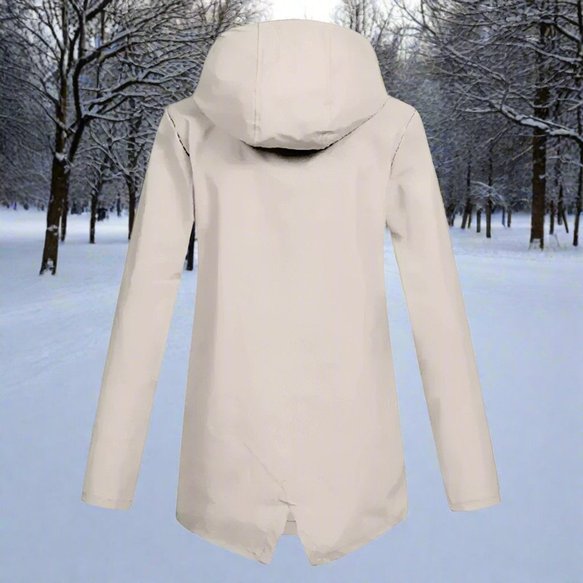 Grace™ | Parka impermeable larga con capucha