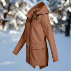 Grace™ | Parka impermeable larga con capucha
