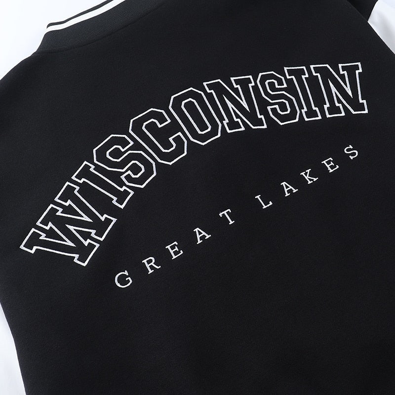 Elena™ | Chaqueta varsity oversize con bordados