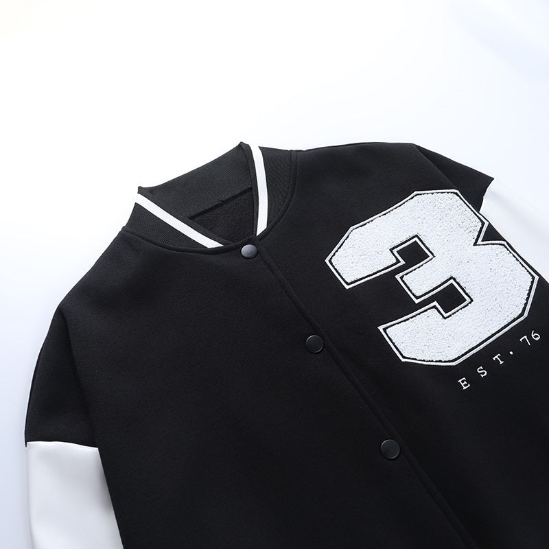 Elena™ | Chaqueta varsity oversize con bordados