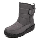 Gemma™ | Botas impermeables planas con forro cálido y velcro