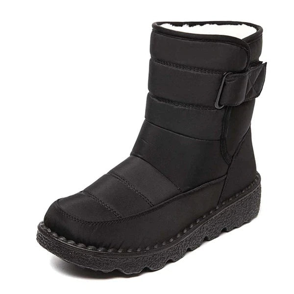 Gemma™ | Botas impermeables planas con forro cálido y velcro