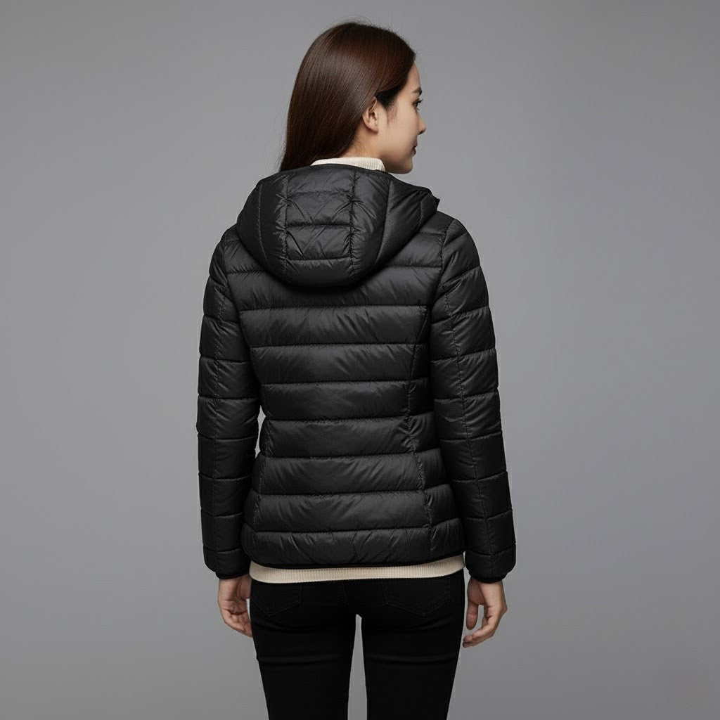 Josie™ | Chaqueta acolchada corta de cuello alto