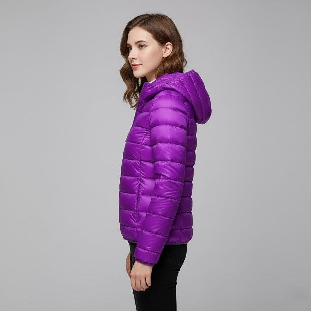 Josie™ | Chaqueta acolchada corta de cuello alto