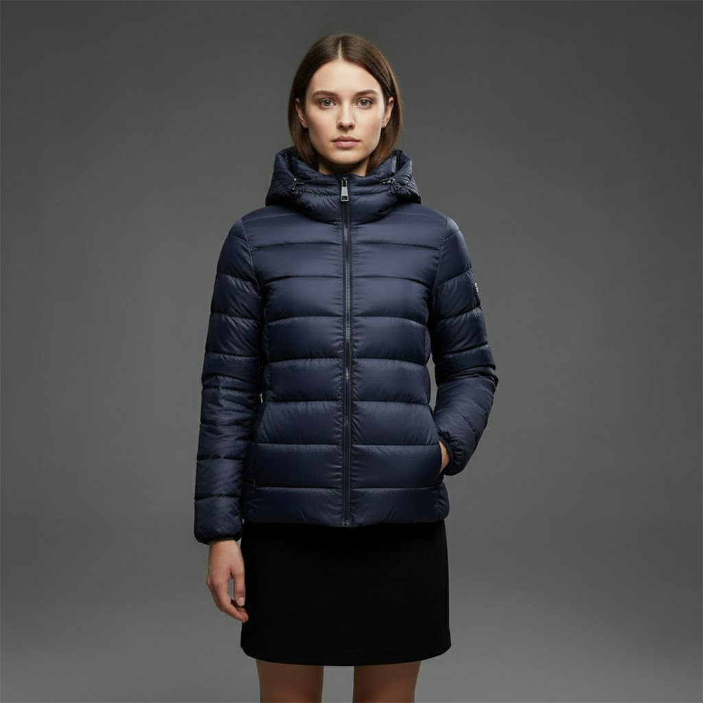 Josie™ | Chaqueta acolchada corta de cuello alto