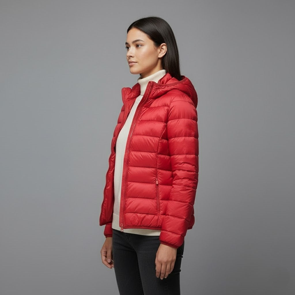 Josie™ | Chaqueta acolchada corta de cuello alto