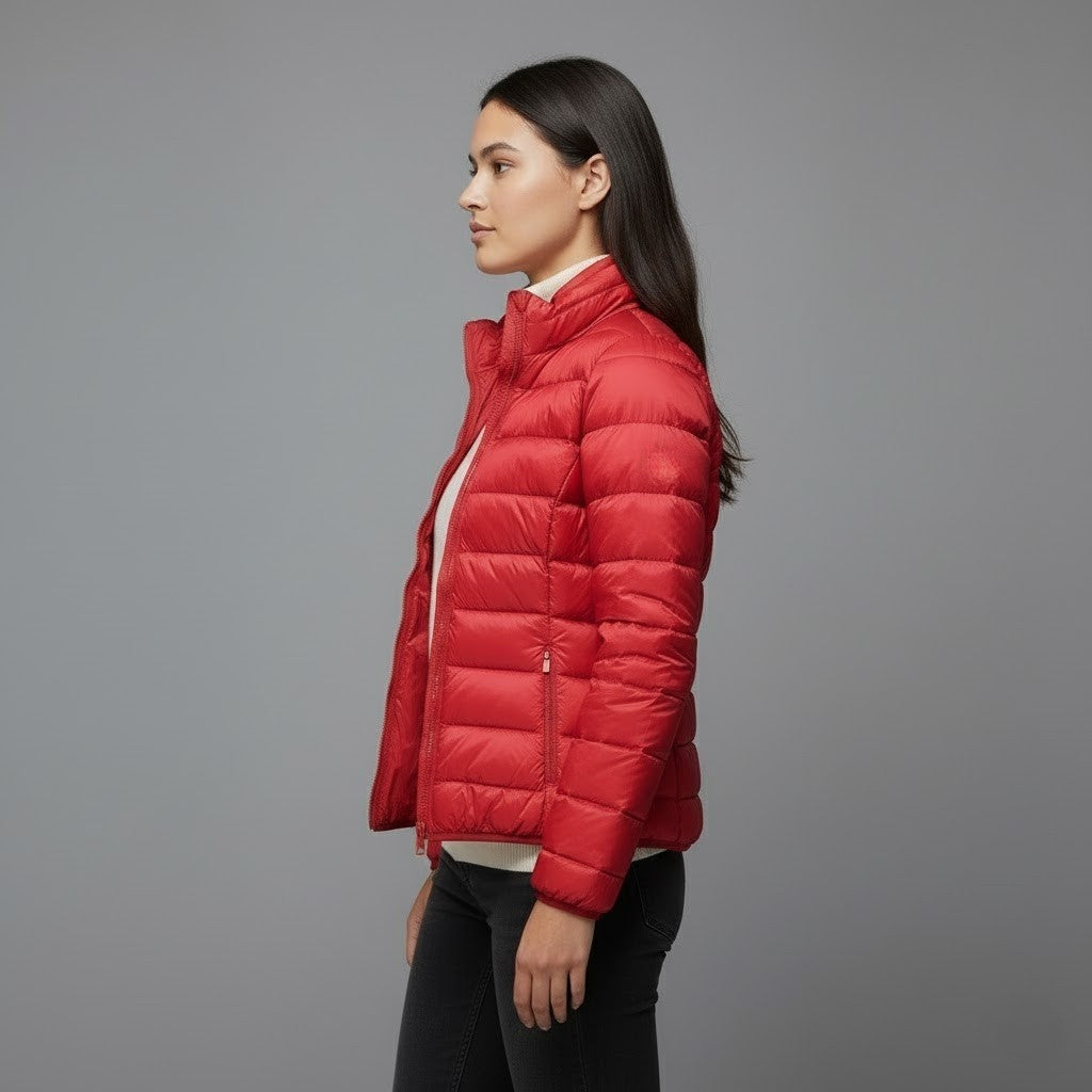 Josie™ | Chaqueta acolchada corta de cuello alto