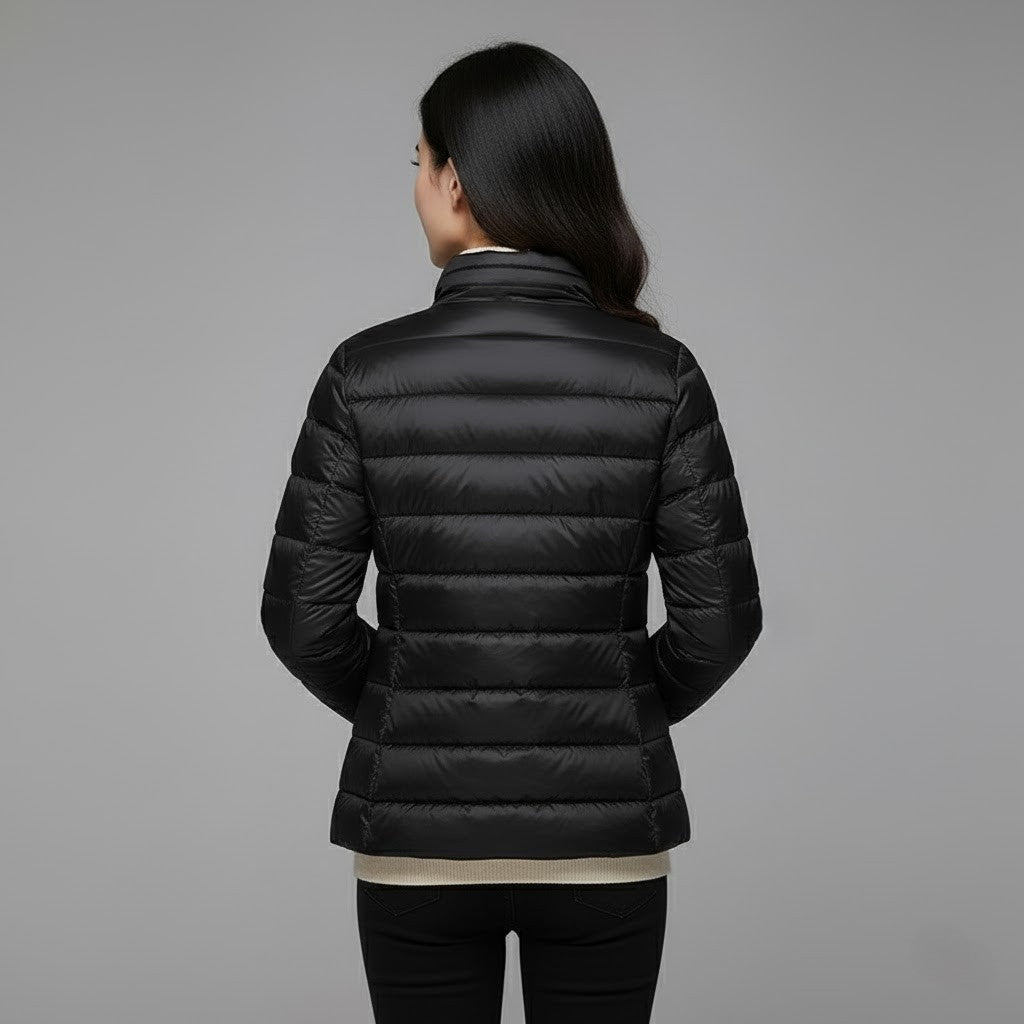 Josie™ | Chaqueta acolchada corta de cuello alto