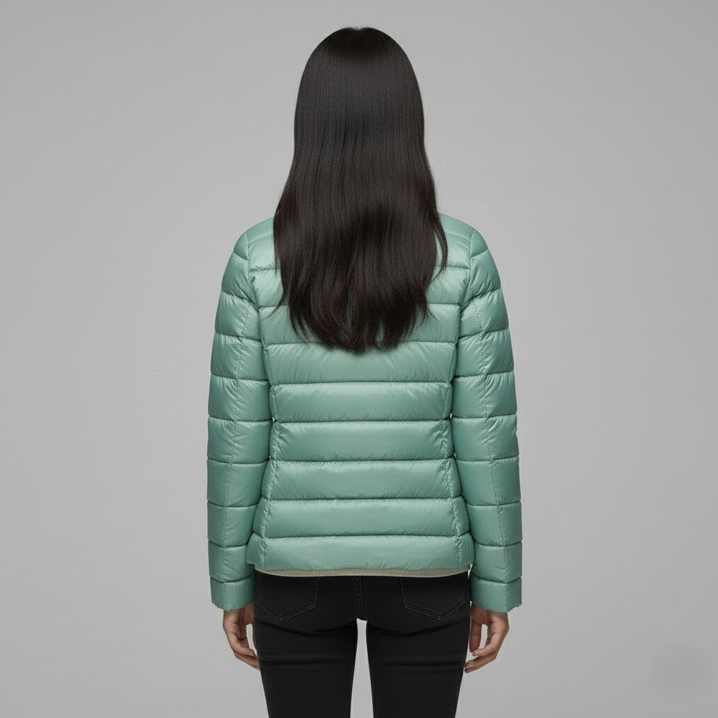Josie™ | Chaqueta acolchada corta de cuello alto