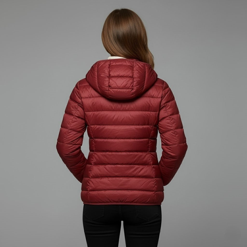Josie™ | Chaqueta acolchada corta de cuello alto