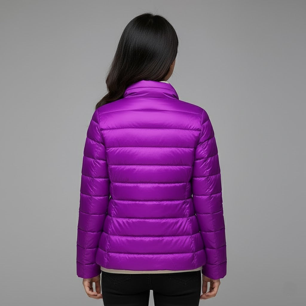 Josie™ | Chaqueta acolchada corta de cuello alto
