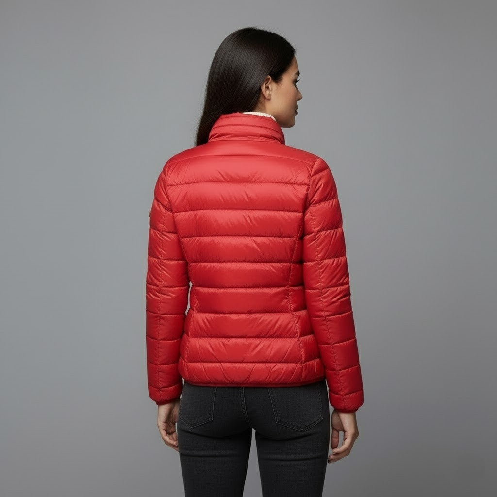 Josie™ | Chaqueta acolchada corta de cuello alto