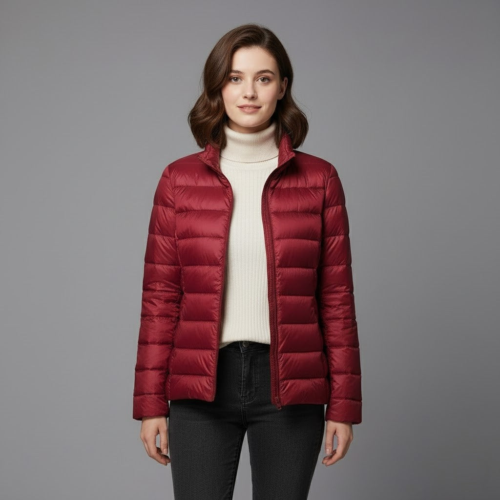 Josie™ | Chaqueta acolchada corta de cuello alto