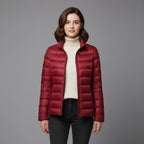 Josie™ | Chaqueta acolchada corta de cuello alto