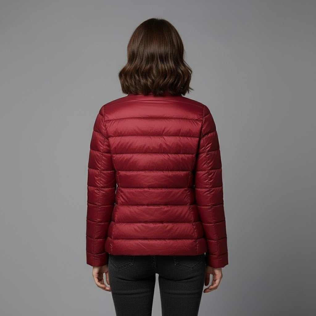 Josie™ | Chaqueta acolchada corta de cuello alto