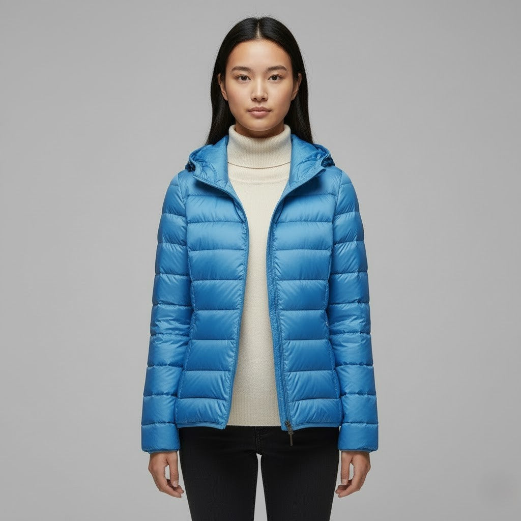 Josie™ | Chaqueta acolchada corta de cuello alto
