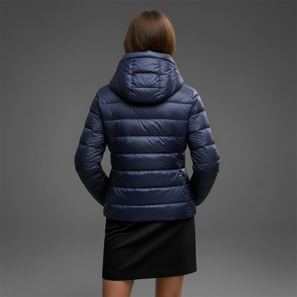 Josie™ | Chaqueta acolchada corta de cuello alto