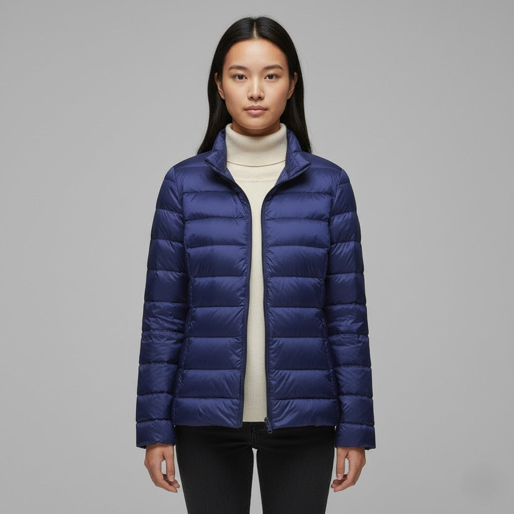 Josie™ | Chaqueta acolchada corta de cuello alto