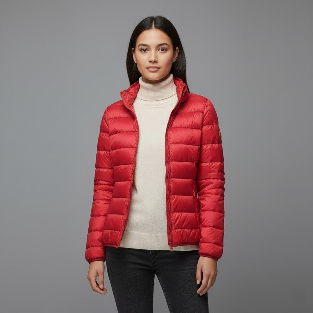 Josie™ | Chaqueta acolchada corta de cuello alto