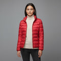 Cuello alto rojo